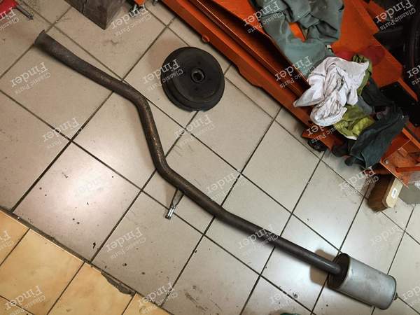 Intermediärer Auspuff 206 CC Benzin 1.6 16v - PEUGEOT 206 - 1730GN / 1726GZ / 1726X9 / 1726Y0 / 1726WX