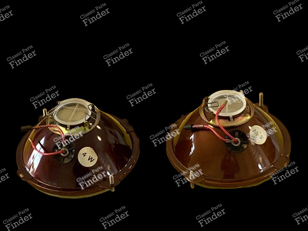 2 Optiques Cibié 200 Citroën Ami 6 Club - CITROËN Ami 6 / Dynam - 450094 (D) / 450093 (G) / 200- 1