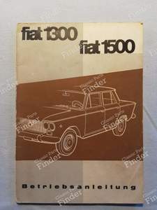 On-board manual - FIAT 1300 / 1500