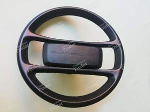 Black leather steering wheel - PORSCHE 924 - thumb-8