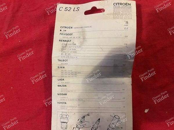 Lot de 6 bougies de démarrage - CITROËN SM - C52LS- 3