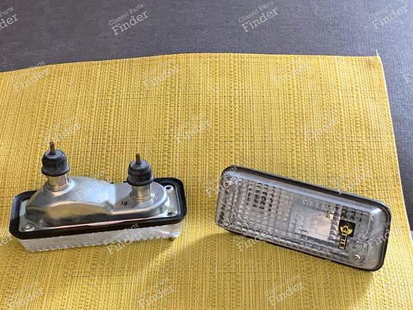 2 Clignotants / Veilleuses blancs - RENAULT 12 / Virage (R12) - 3076E- 1