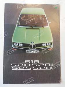 Serie 5 sales brochure - BMW 5 (E12)
