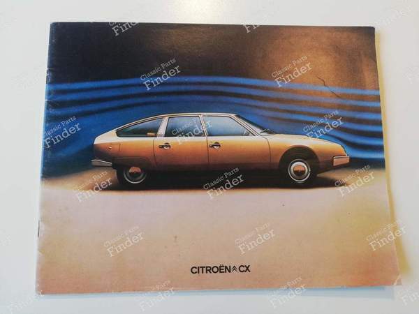 Handelsbroschüre 1974 - CITROËN CX - 8.74- 0