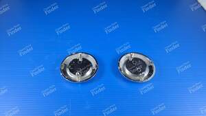 Set of 2 Badges - Rear Side Post Emblems - SIMCA-CHRYSLER-TALBOT 160 / 180 / 2 litres / 1609 / 1610 - thumb-2