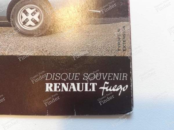 Fuego launch souvenir disc - RENAULT Fuego - 2C 108-01.237- 3