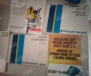 Manuel d'utilisation - Phase 1 - PEUGEOT 205 - thumb-1