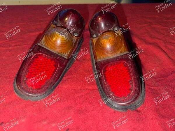 Ein Paar Rücklicht-Cabochons - RENAULT 4 / 3 / F (R4) - 605D / 605G- 2