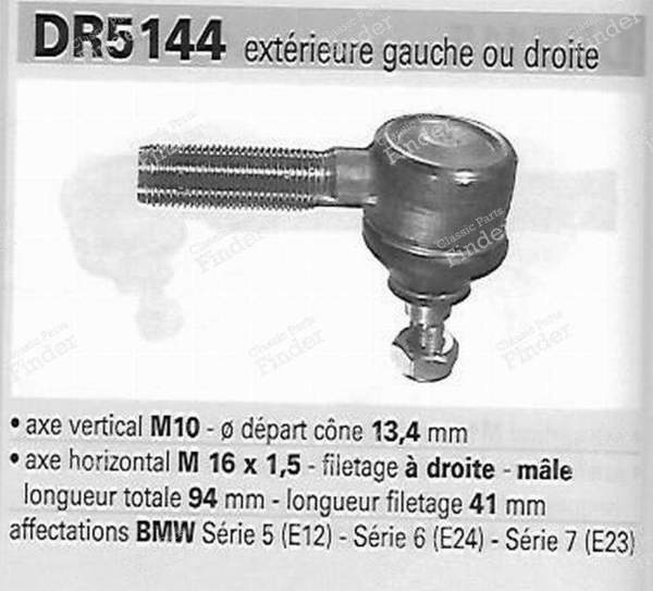 Pair of outer ball joints for left or right-hand steering - BMW 7 (E23) - EB1059- 2