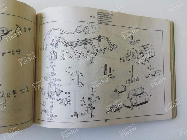 Spare Parts Manual - 'Catalog B' 1967 - MERCEDES BENZ W110 - 12118- 5