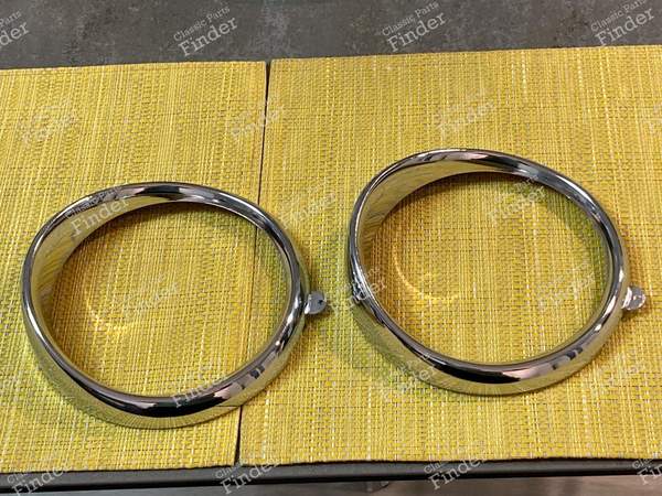 Cap-shaped headlight surrounds for Renault 4CV - RENAULT 4 CV - 1