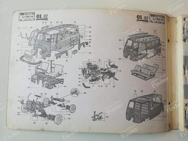 P.R. 884 - Catalogue de pièces de rechange - RENAULT Estafette / Hi-boy / Petit-Panel - 7701435674- 1