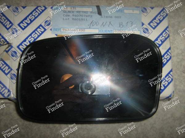 Left mirror glass - NISSAN Sunny / Pulsar (N14) - 9636661Y00- 0