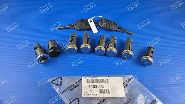 Complete 8-piece lock cylinder set with 2 keys - CITROËN Jumper - 4162T6- 0