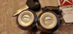 Lot de barillets de clefs de serrure - CITROËN BX - 95588429 / 95570867 / 95573314- thumb-2