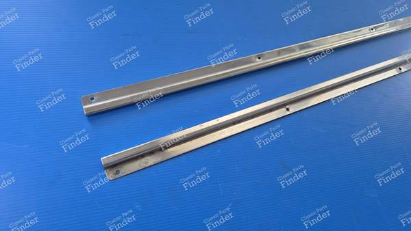 Pair of stainless steel door entry strips - PEUGEOT 204 - 2
