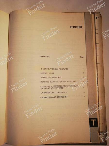 Manuel de réparation M.R. 184 - RENAULT 14 (R14) - 7701440044- 5