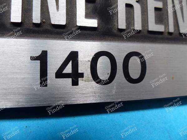 Original-Emblem "ALPINE RENAULT 1400" - ALPINE A110 - 6000006051- 2