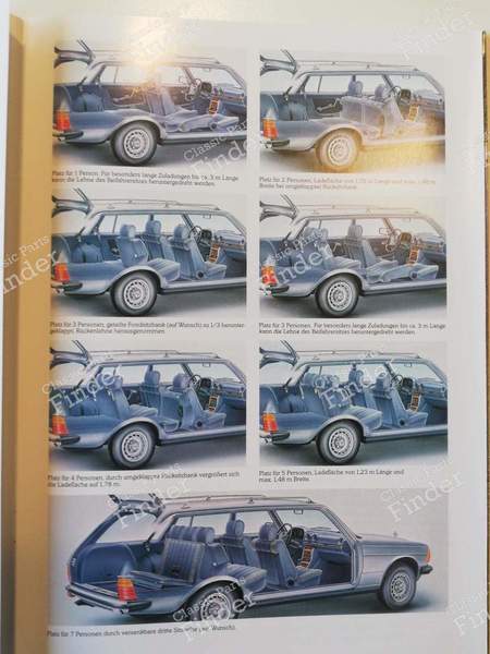 Dépliant commercial version break 'T' - MERCEDES BENZ W123 - WAM 6701.0500-07-05/1182- 4
