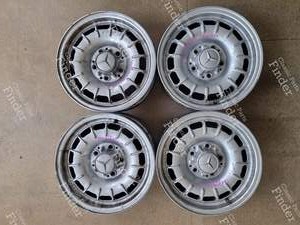 SET OF 4 'BAROCK' WHEELS for MERCEDES BENZ SL (R107)