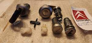 Lot de barillets de clefs de serrure - CITROËN BX - 95588429 / 95570867 / 95573314- thumb-1