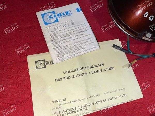 Pair of 'biode' headlights - CITROËN DS / ID - 5