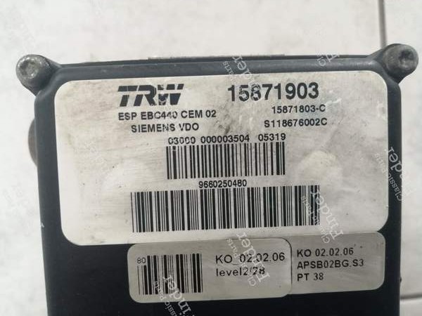 ABS and ESP control unit - CITROËN C6 - 15871903- 2