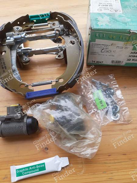 Rear brake kit - RENAULT Clio II - 344047- 0