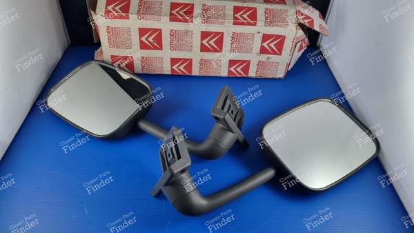 Genuine pair of grey exterior mirrors - CITROËN Visa / C15 - 96029034YB- 0