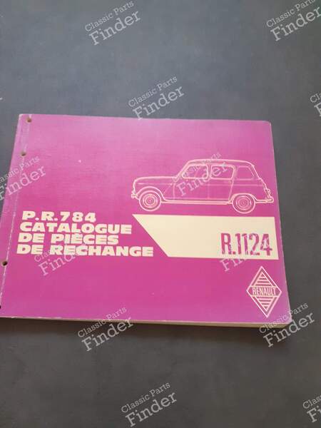 Spare Parts Catalogs - RENAULT 4 / 3 / F (R4) - PR728 / PR784- 0