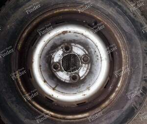 4 steel rims - RENAULT 9 / Alliance / Broadway / 11 / Encore (R9 / R11) - 9345- thumb-4