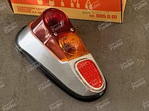 Feu arrière chromé R4 Super ou Dinalpin A110 1100 cabriolet - RENAULT 4 / 3 / F (R4) - 605- thumb-1