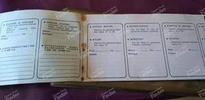 Maintenance booklet for Peugeot 104 - PEUGEOT 104 / 104 Z - NE 104 / 84.60-19.30- thumb-1