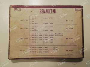 P.R. 808 - Letzte Ausgabe - RENAULT 4 / 3 / F (R4) - 7701430219- thumb-9