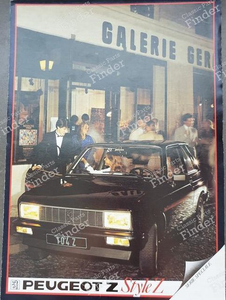 Vintage advertising Peugeot 104 Style Z for PEUGEOT 104 / 104 Z