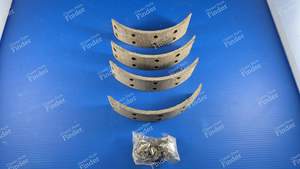 Satz von 4 Bremsbackenbelägen für die Hinterradbremse - RENAULT 15 / 17 (R15 - R17) - 520534- thumb-3