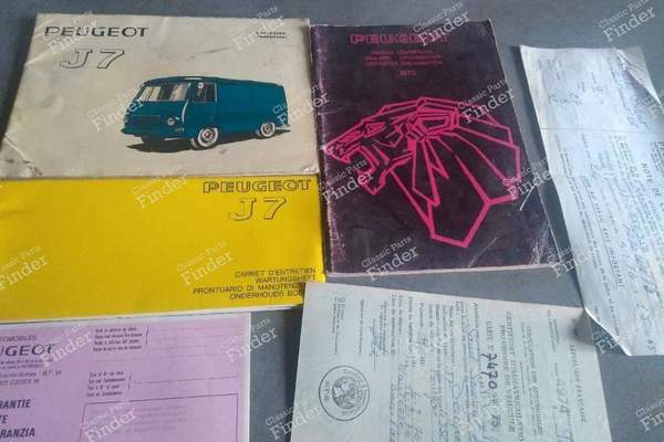 Manuel d'utilisation - PEUGEOT J7 - 0