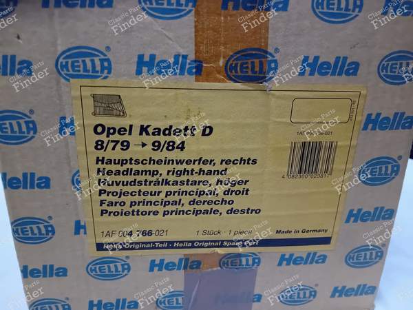 Right front headlight - OPEL Kadett (D) - 1AF 004 766-021- 3