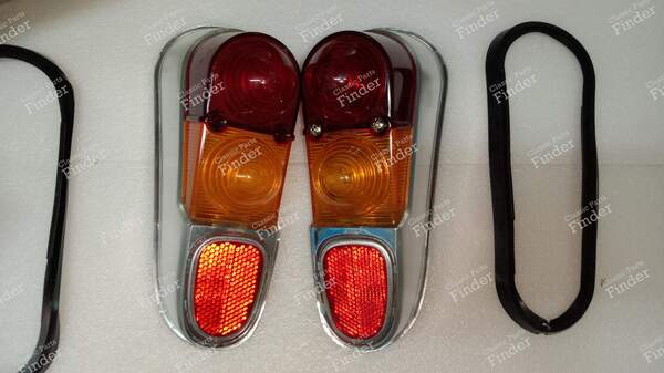 Ein Paar Rückleuchten - RENAULT 4 / 3 / F (R4) - 065069 / 1422240067- 0