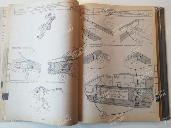 M.R. 243 - Reparaturanleitung 'Karosserie'. - RENAULT 9 / Alliance / Broadway / 11 / Encore (R9 / R11) - 7711073708- 7