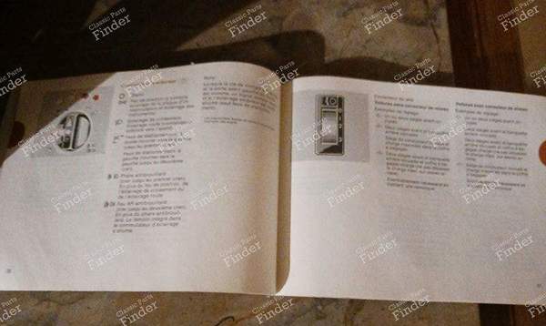 Instruction manual - MERCEDES BENZ 190 (W201) - 2015844796 / 65505822.03- 1