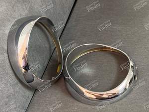 Chrome headlight bezels with visors - CITROËN DS / ID