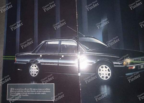 Oldtimer-Werbung für Peugeot 505 V6 - PEUGEOT 505 - 1