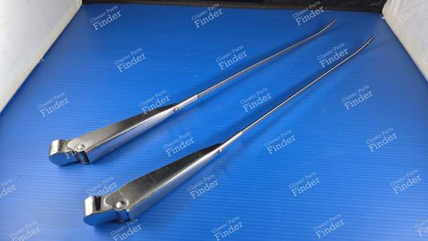 Pair of stainless steel wiper arms SEV MARCHAL original parts - RENAULT 16 (R16) - 0