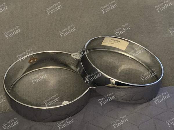 Chrome bezels for ball headlights - ALPINE A110 - 2