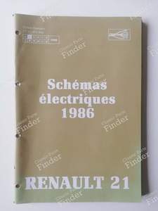Schémas électriques - N.T. 8018 pour RENAULT 21 (R21)