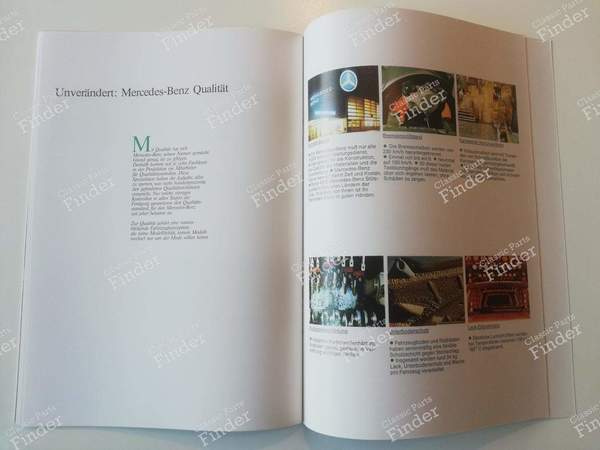 Brochure commerciale versions 6 cylindres - MERCEDES BENZ S (W116) - 1478/0001/1972- 6