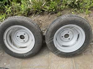 Hinterachse + Räder - FORD Taunus 12M (P6) - thumb-3