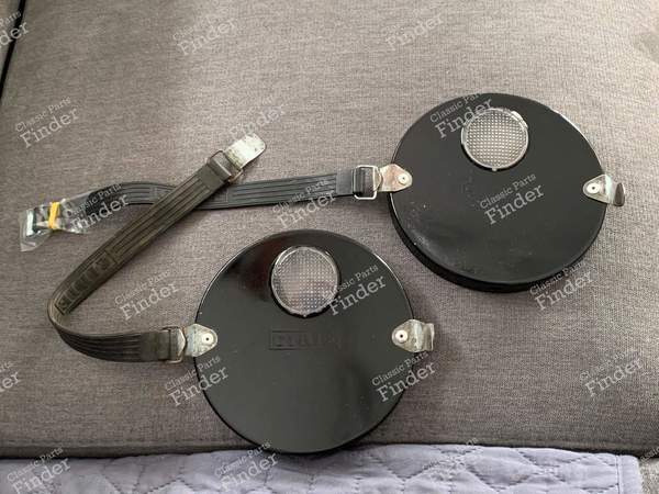 Black metal Cibié covers for 'Oscars'. - ALPINE A110 - 0