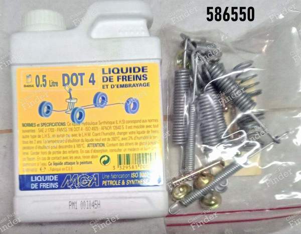 M G A K586550 Rear brake kit Audi 80 1,6 GLE, quattro 1,8S E, 90 2,0, 100 1,6 L5, VW Passat, Santana - AUDI 80/90 (B3/B4) - 586550- 4